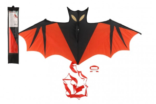 Drak létající - nylon netopýr 120 x 55cm