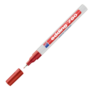 EDDING Lakový popisovač Edding 780 červený