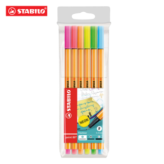 STABILO Liner STABILO point 88 sada 6 ks - "Neon"