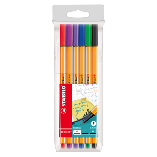 STABILO Liner STABILO point 88 sada 6 ks