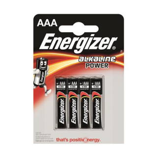 ENERGIZER Baterie, AAA mikro, 4ks, ENERGIZER Alkaline Power
