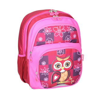 SPIRIT Školní batoh ergonomický, Owl Red