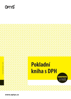 Optys Pokladní kniha A4, samopropisovací