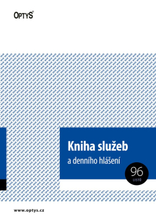 Optys Kniha služeb a denního hlášení A4, 96 listů