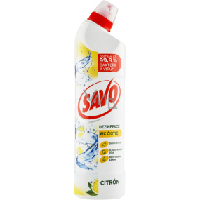 Savo čistič WC Citron tekutý čistící a dezinfekční prostředek na WC 700 ml