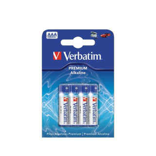 VERBATIM Baterie AAA, 4ks/balení