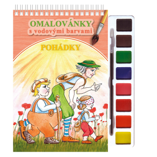 AKIM Omalovánka A5 Akim - S vodovými barvami - Strawberry