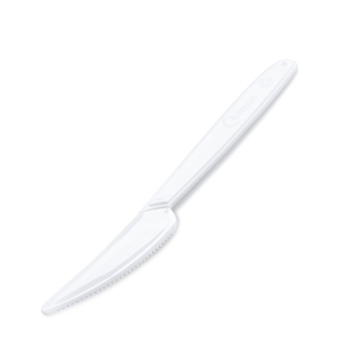 WIMEX Nůž (PP) znovu použitelný bílý 18,5cm (50 ks)