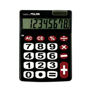 MILAN Kalkulačka MILAN stolní 8-místna 151708 černá