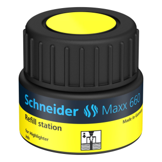 SCHNEIDER Plnicí stanice Maxx 660 pro zvýrazňovače - žlutá