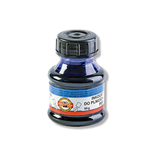 KOH-I-NOOR Inkoust do plnicího pera KOH-I-NOOR 50 ml, modrý