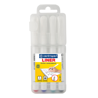 CENTROPEN Liner CENTROPEN 2811 - sada 4 ks, 0,3 mm