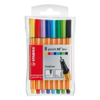 STABILO Liner STABILO point 88 Mini sada 8ks