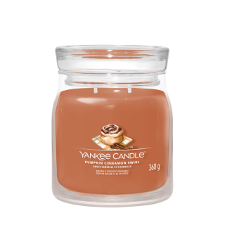 Yankee Candle Svíčka Yankee Candle - PUMPKIN CINNAMON SWIRL, střední