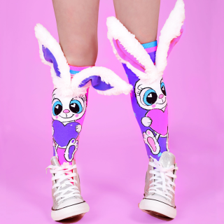 MADMIA Podkolenky dětské / dospělý - Funny Bunny