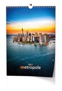 Baloušek Nástěnný kalendář - Metropole - A3