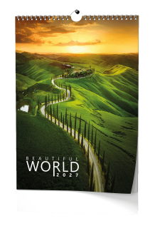 Baloušek Nástěnný kalendář - Beautiful world - A3