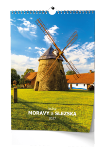 Baloušek Nástěnný kalendář - Krásy Moravy a Slezska - A3