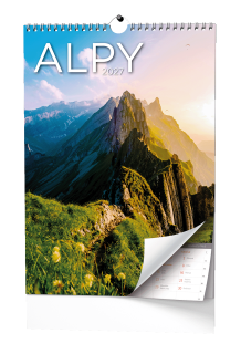 Baloušek Nástěnný kalendář - Alpy - A3