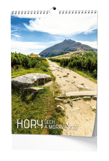 Baloušek Nástěnný kalendář - Hory Čech a Moravy - A3