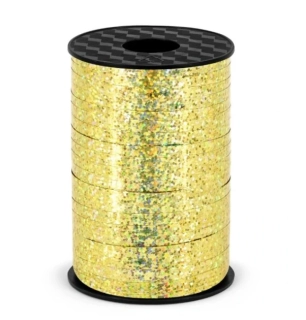 PD Stuha 5 mm x 225 m holografická, zlatá