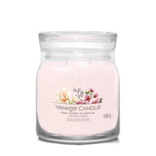 Yankee Candle Svíčka Yankee Candle - PINK CHERRY & VANILLA, střední